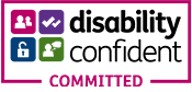 Disability Confident Committed logo